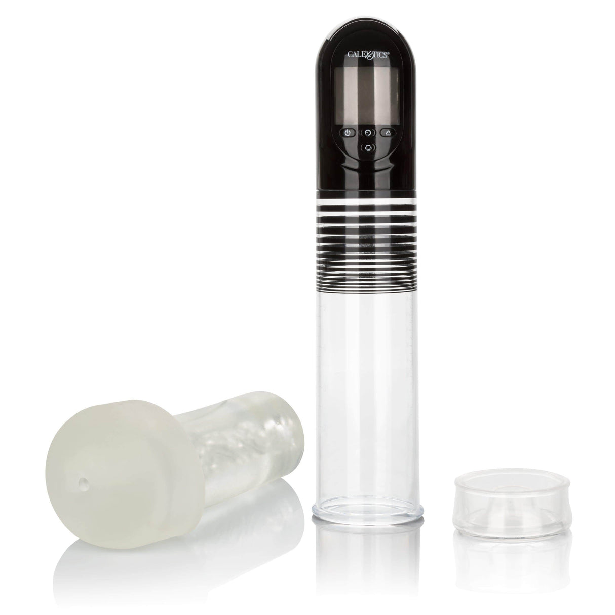 California Exotics - Optimum Series Advanced Automatic Smart Penis Pump (Clear) CE1682 CherryAffairs