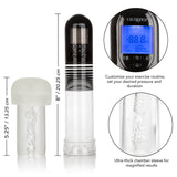 California Exotics - Optimum Series Advanced Automatic Smart Penis Pump (Clear) CE1682 CherryAffairs