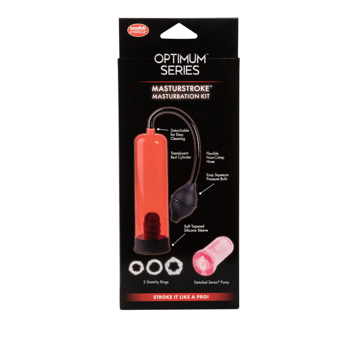 California Exotics - Optimum Series Masturstroke Masturbation Kit (Red) CE1942 CherryAffairs