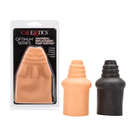 California Exotics - Optimum Series Universal Replacement Pump Sleeves (Beige/Black) CE1899 CherryAffairs