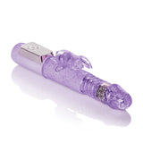 California Exotics - Petite Thrusting Jack Rabbit Intermediate Vibrator (Purple) CE1661 CherryAffairs