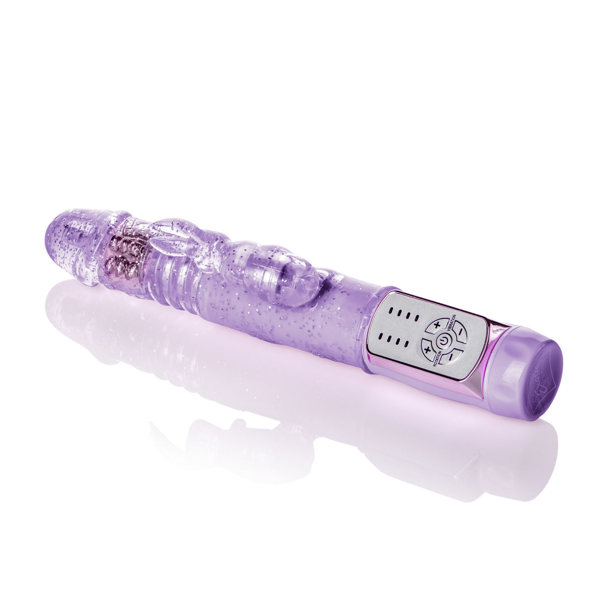 California Exotics - Petite Thrusting Jack Rabbit Intermediate Vibrator (Purple) CE1661 CherryAffairs