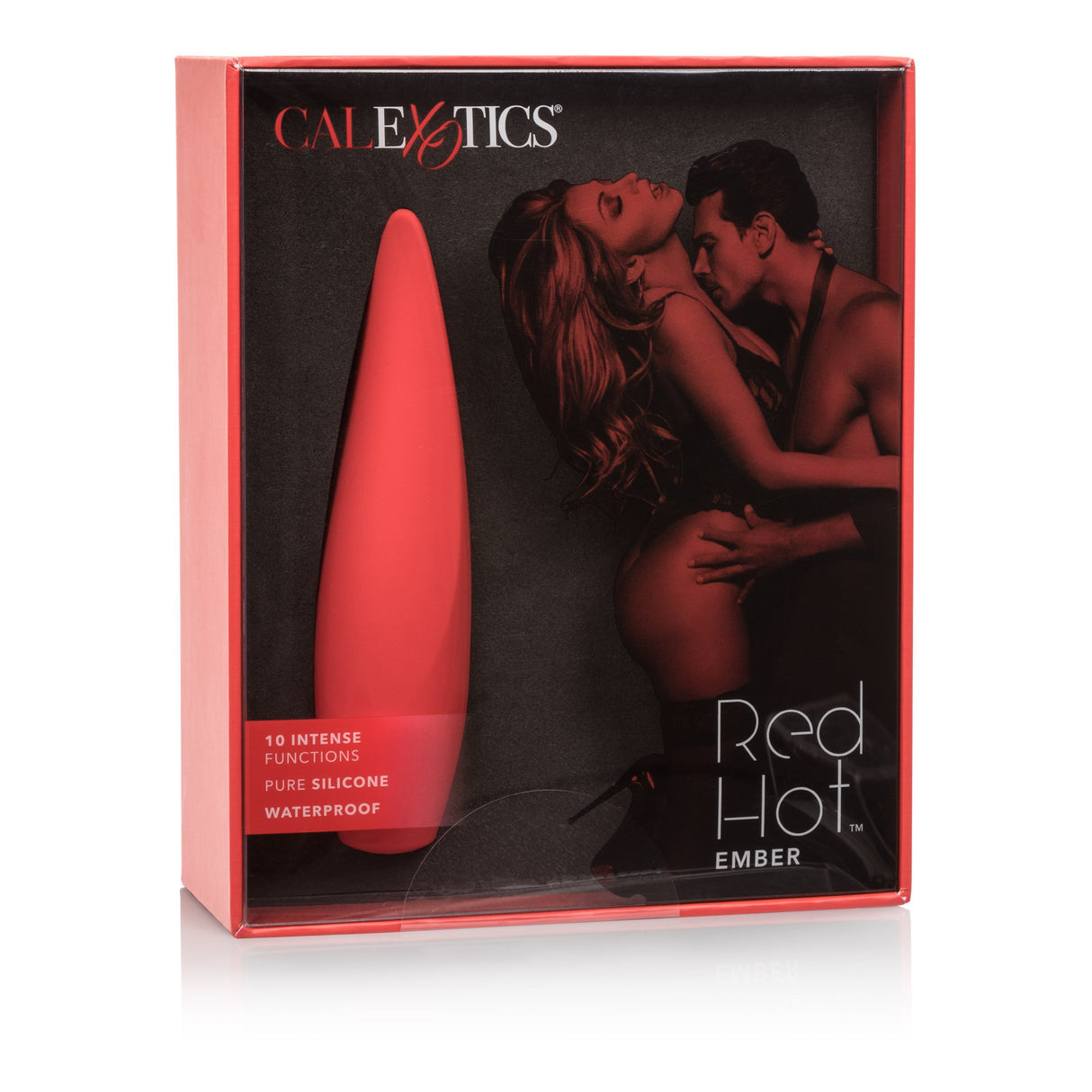 California Exotics - Red Hot Ember Rechargeable Clit Massager (Red) CE1585 CherryAffairs