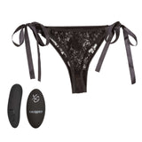 California Exotics - Remote Control Vibrating Lace Thong Set O/S CherryAffairs