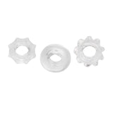 California Exotics - Reversible Cock Ring Set (Clear) CE1807 CherryAffairs