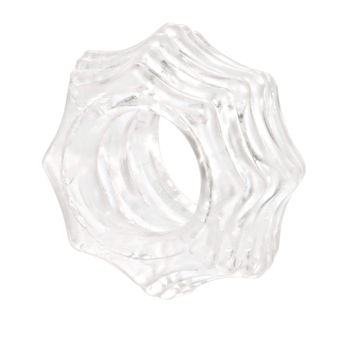 California Exotics - Reversible Cock Ring Set (Clear) CE1807 CherryAffairs