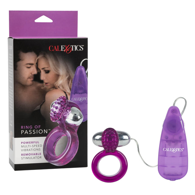 California Exotics - Ring Of Passion Remote Control Cock Ring (Purple) CE1898 CherryAffairs