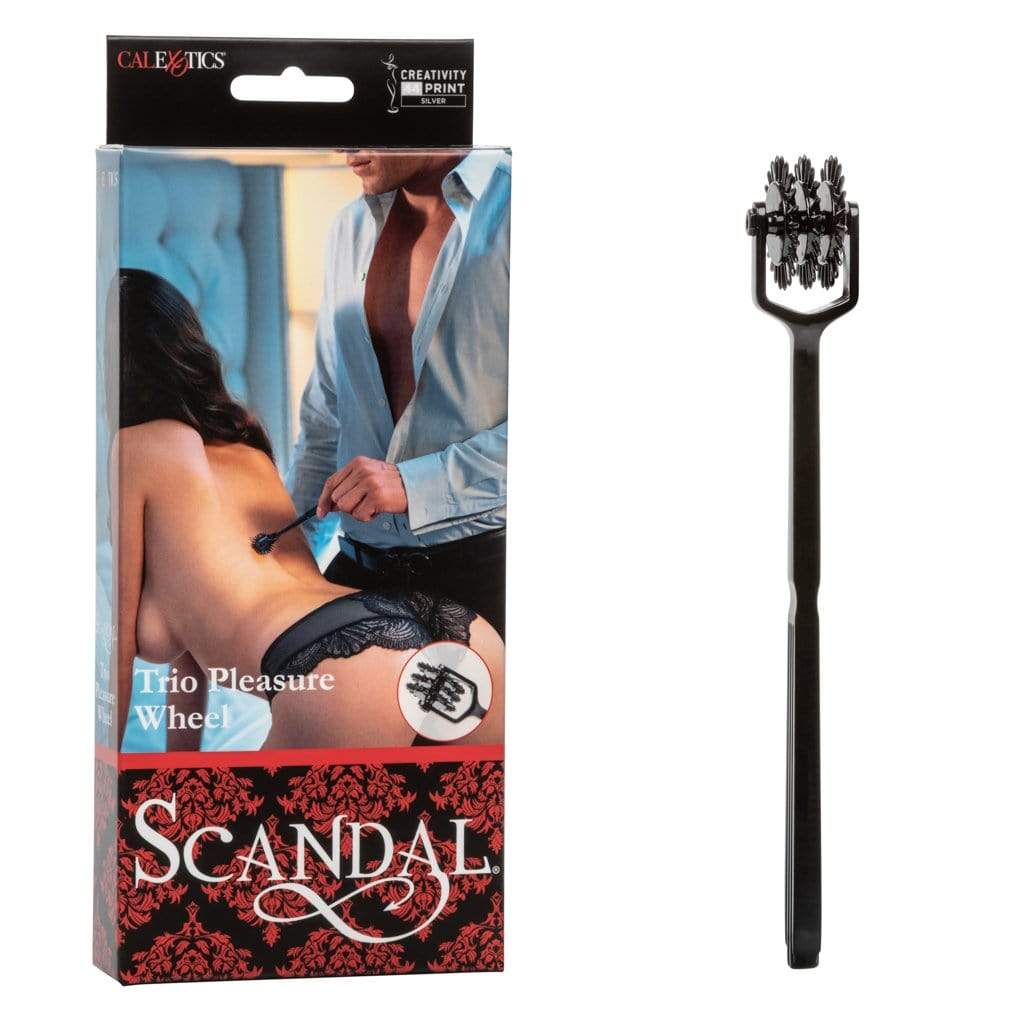 California Exotics - Scandal Trio BDSM Pleasure Wheel (Black) CE1735 CherryAffairs