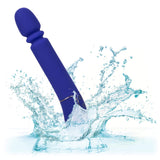 California Exotics - Shameless Slim Thumper Wand Massager (Blue)    Wand Massagers (Vibration) Rechargeable