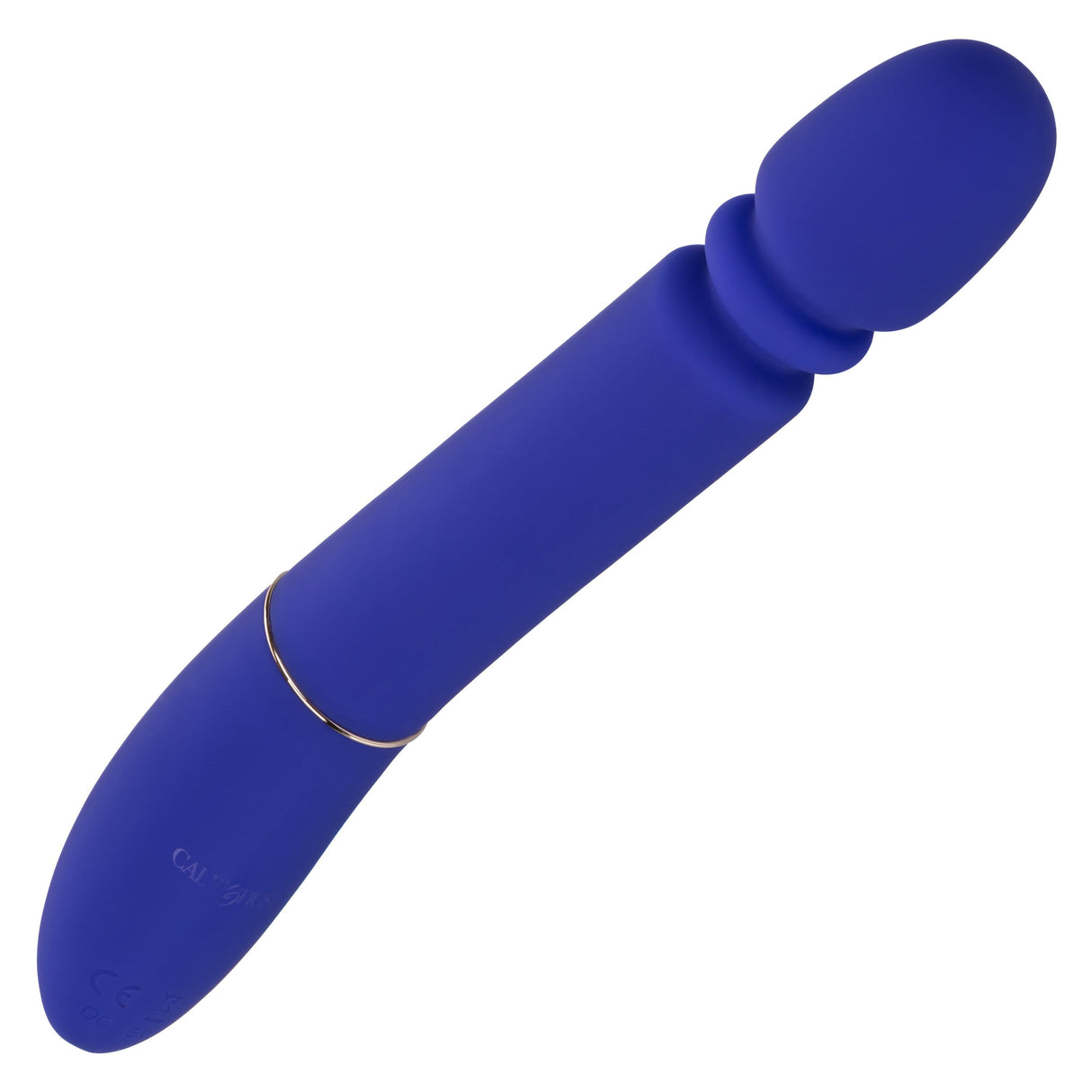 California Exotics - Shameless Slim Thumper Wand Massager (Blue) CE1886 CherryAffairs