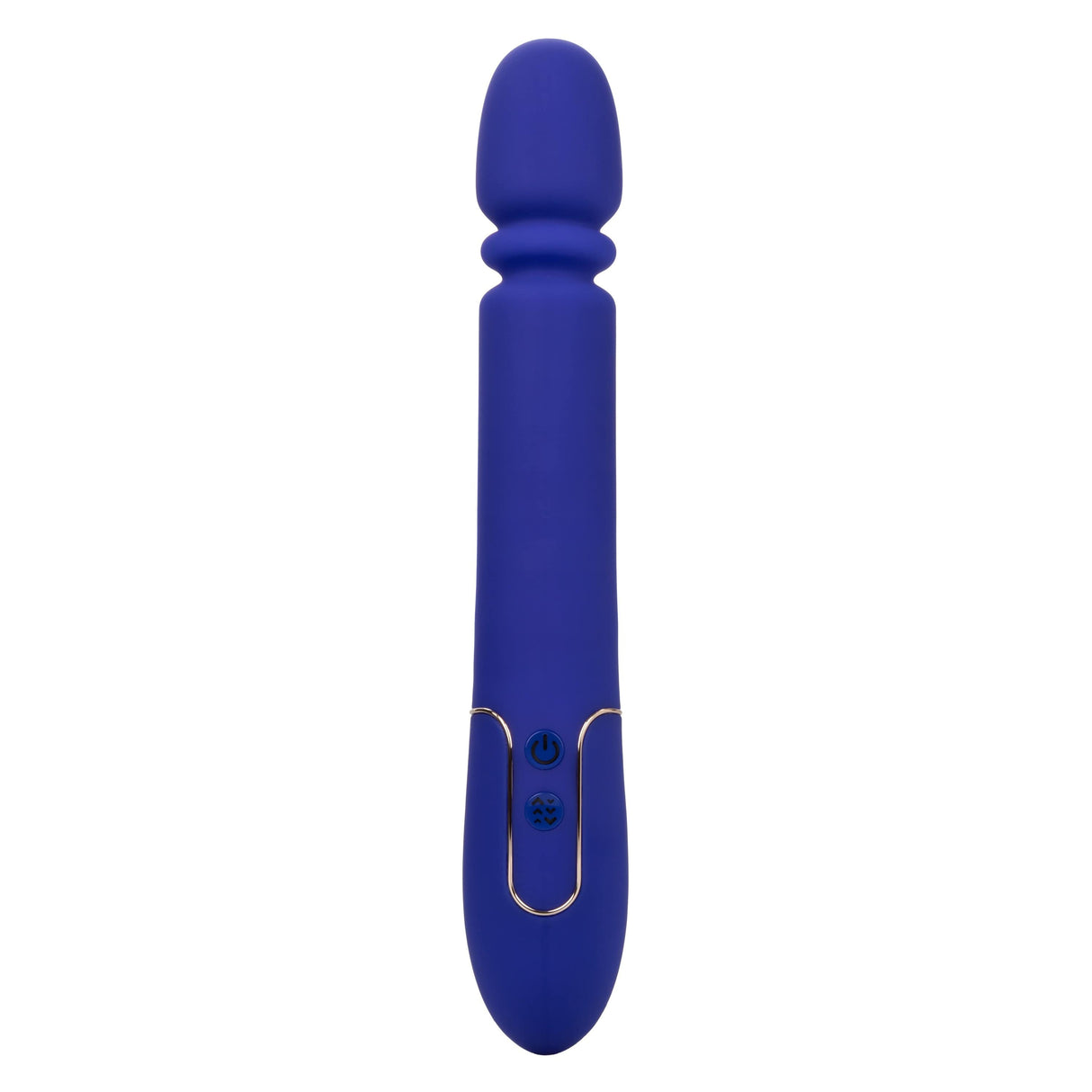 California Exotics - Shameless Slim Thumper Wand Massager (Blue) CE1886 CherryAffairs