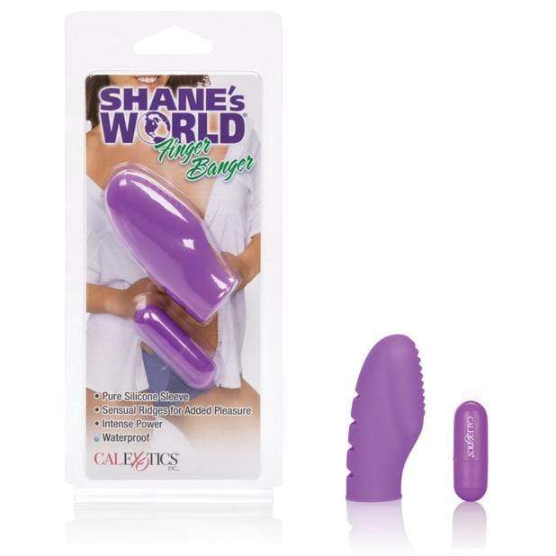 California Exotics - Shane's World Finger Tingler Vibrator (Purple) CE1258 CherryAffairs