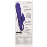 California Exotics - Signature Silicone Thrusting Jack Rabbit Vibrator (Purple) CE1333 CherryAffairs