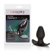 California Exotics - Silicone Perfect Butt Plug (Black) CE1621 CherryAffairs