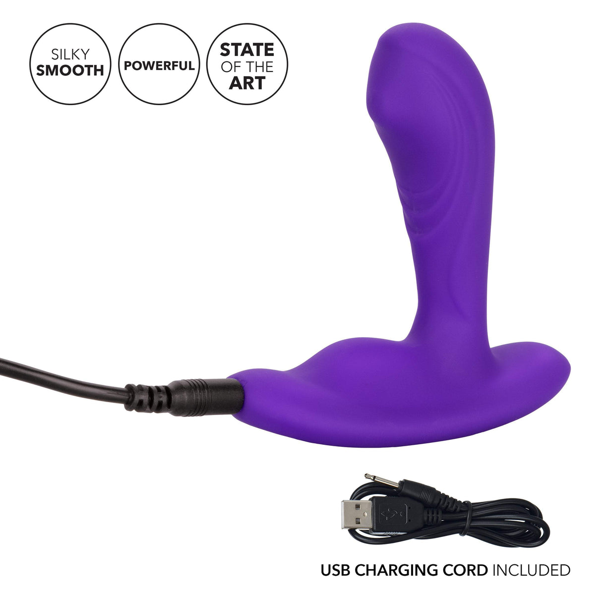 California Exotics - Silicone Remote Pinpoint Pleaser Prostate Massager (Purple) CE1636 CherryAffairs