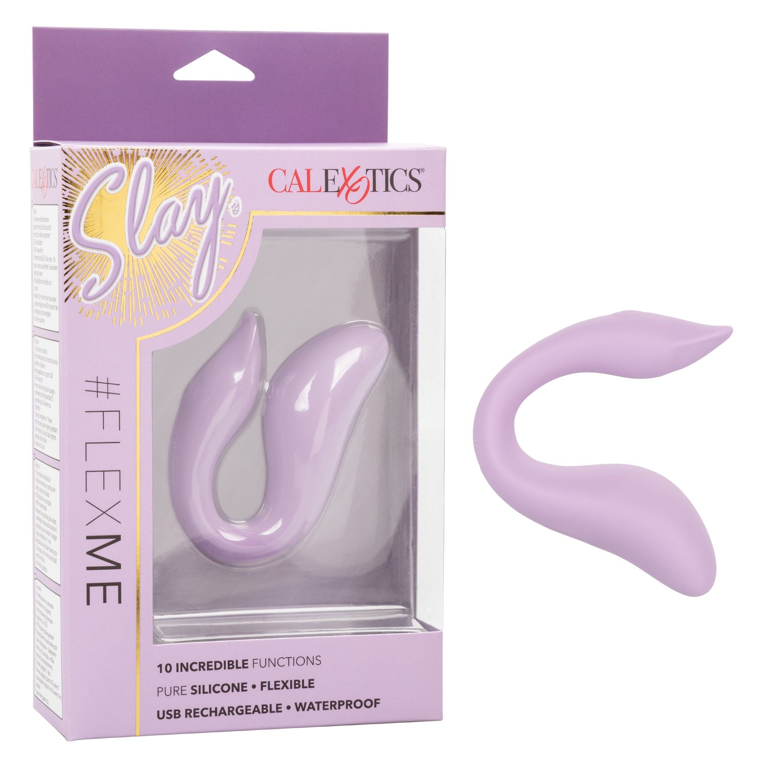 California Exotics - Slay FlexMe Flexible Vibrator (Purple) CE1960 CherryAffairs