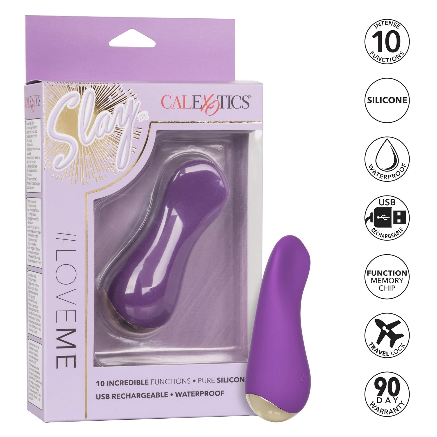 California Exotics - Slay LoveMe Bullet Vibrator (Purple) CE1829 CherryAffairs