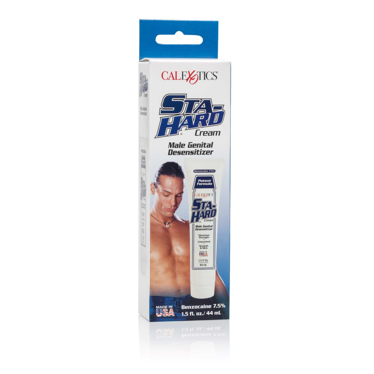 California Exotics - Sta Hard Male Genital Desensitizer Delay Cream (White) CE1537 CherryAffairs