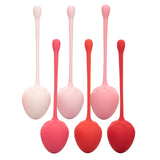 California Exotics - Strawberry Silicone Kegel Balls Training Set (Pink) CE1797 CherryAffairs