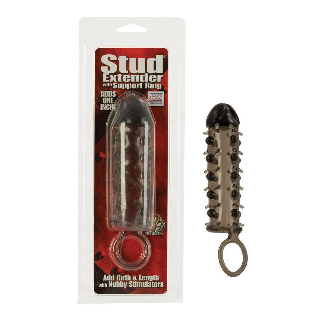 California Exotics - Stud Extender Cock Sleeve (Smoke) CE1394 CherryAffairs