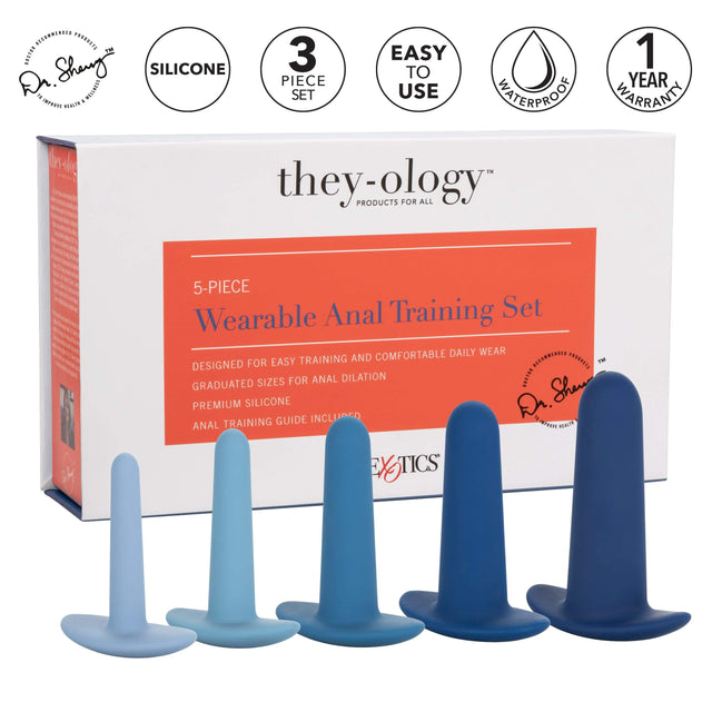 California Exotics - Theyology 5 Piece Wearable Anal Training Set (Multi Colour) CE1866 CherryAffairs