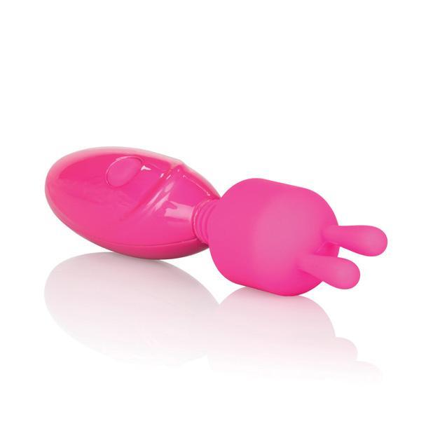 California Exotics - Tiny Teasers Rechargeable Bunny Wand Massager (Pink) CE1264 CherryAffairs