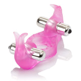 California Exotics - Triple Orgasm Enhancer Vibrating Cock Ring (Pink) CE1542 CherryAffairs