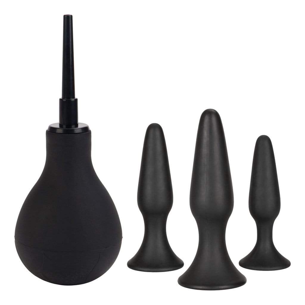 California Exotics - Ultimate Douche Plus Silicone Probes Anal Kit (Black) CE1703 CherryAffairs