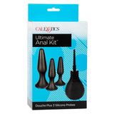 California Exotics - Ultimate Douche Plus Silicone Probes Anal Kit (Black) CE1703 CherryAffairs