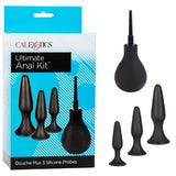 California Exotics - Ultimate Douche Plus Silicone Probes Anal Kit (Black) CE1703 CherryAffairs