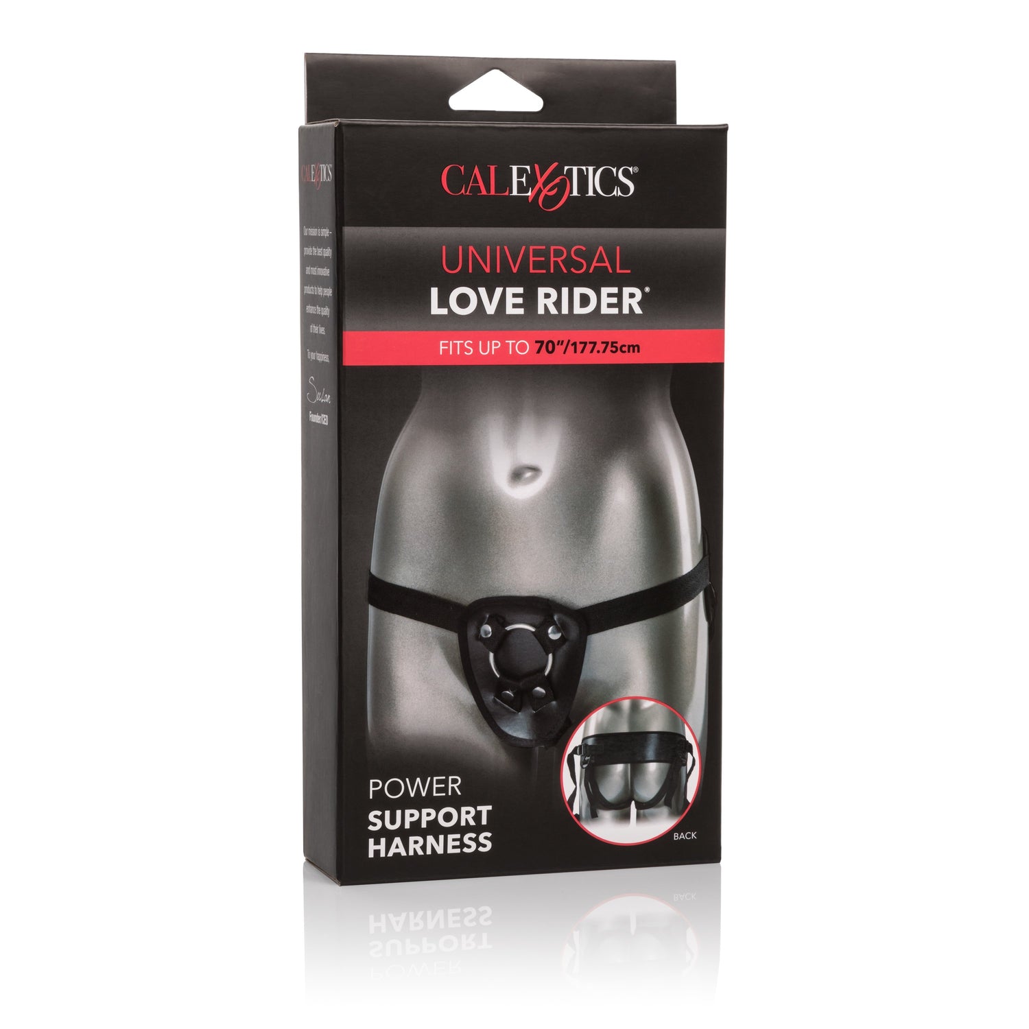 California Exotics - Universal Love Rider Power Support Harness (Black) CE1608 CherryAffairs