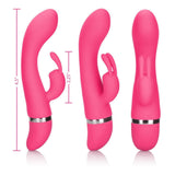 California Exotics - Utopia Bunny Massager (Pink) CE1351 CherryAffairs