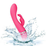 California Exotics - Utopia Bunny Massager (Pink) CE1351 CherryAffairs