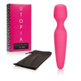 California Exotics - Utopia Rechargeable Vibrating Massage Wand (Pink) CE1353 CherryAffairs