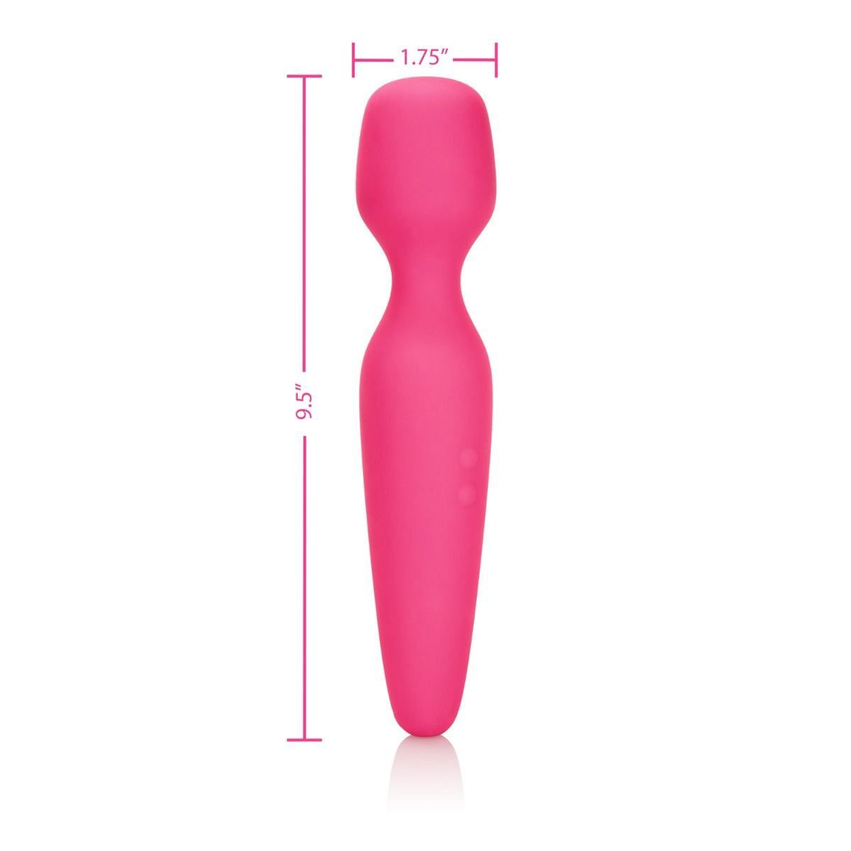 California Exotics - Utopia Rechargeable Vibrating Massage Wand (Pink) CE1353 CherryAffairs