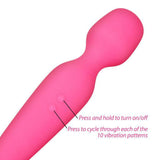 California Exotics - Utopia Rechargeable Vibrating Massage Wand (Pink) CE1353 CherryAffairs