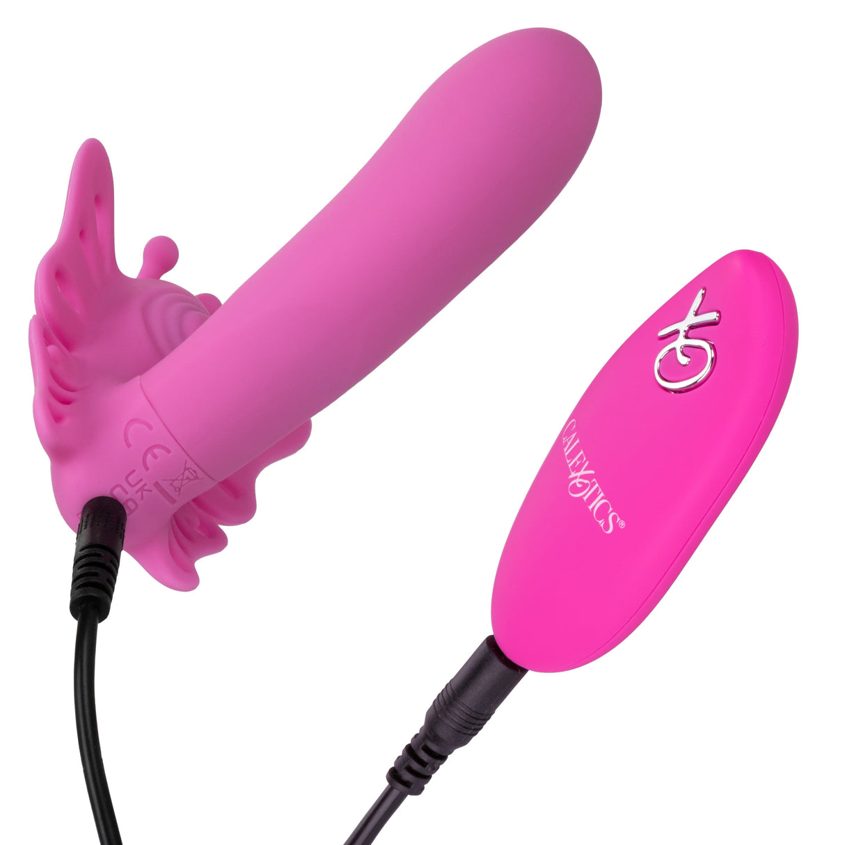 California Exotics - Venus Butterfly Silicone Remote Pulsating Venus G Spot Vibrator (Pink) CE1963 CherryAffairs