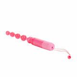 California Exotics - Waterproof Vibrating Pleasure Anal Beads (Pink) CE1902 CherryAffairs