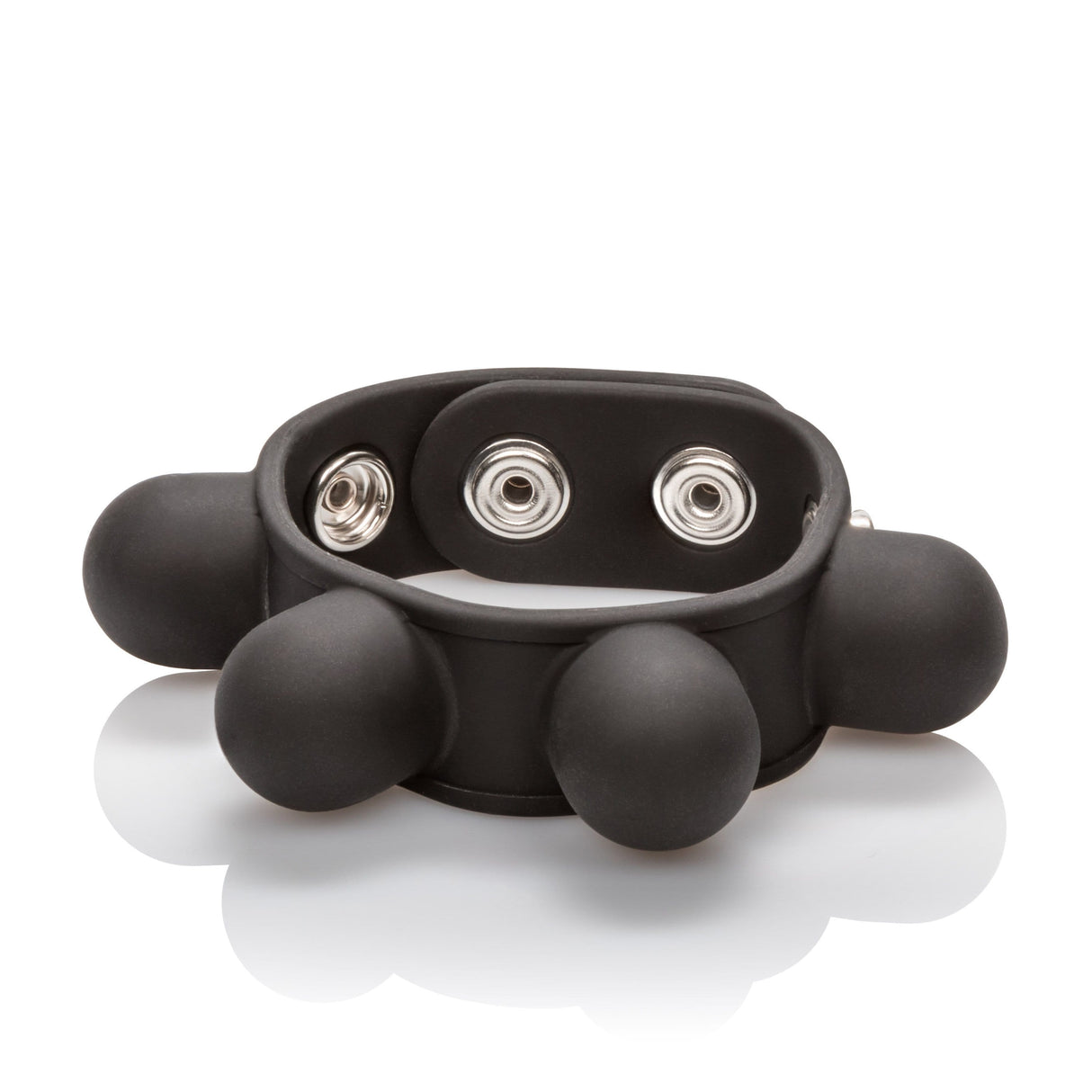 California Exotics - Weighted Ball Stretcher Cock Ring (Black) CE1547 CherryAffairs