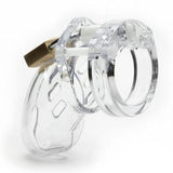 CBX - CB-6000S Male Chastity Cage Small 2.5" (Clear)    Metal Cock Cage (Non Vibration)