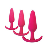 Curve Novelties - Gossip Rump Rockers Anal Plug 3 Pieces (Pink) CN1001 CherryAffairs