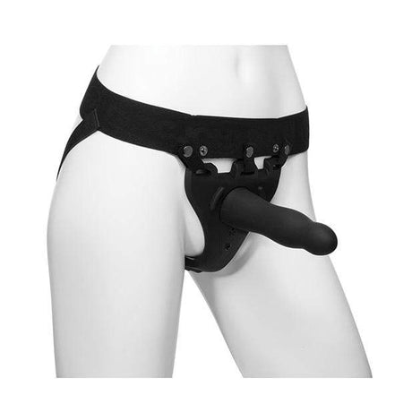 Doc Johnson - Body Extensions Be Aroused Vibrating 2 Piece Strap On Set (Black) DD1165 CherryAffairs