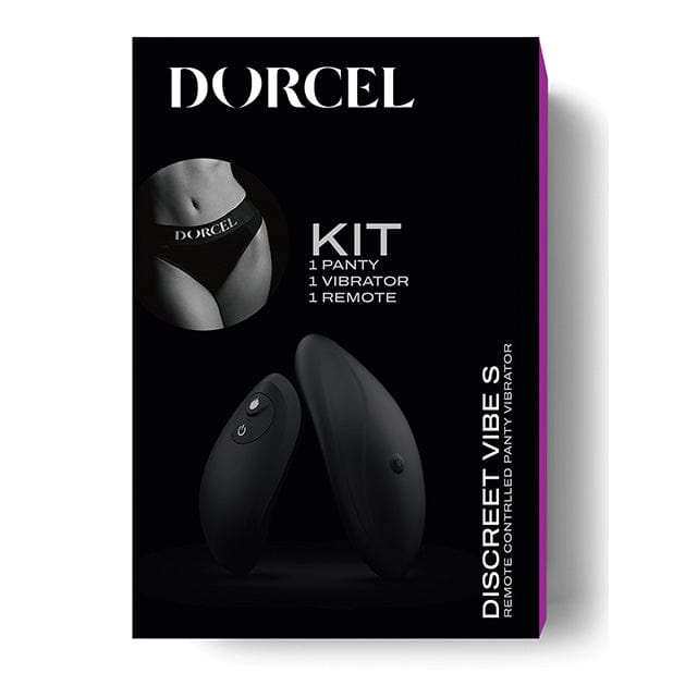 Dorcel - Discreet Warming Panty Vibrator with Panty Small (Black) DC1025 CherryAffairs