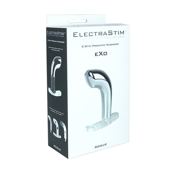 ElectraStim - Electro Stimulation Exo Rogue E Stim Prostate Massager (Silver) EL1028 CherryAffairs