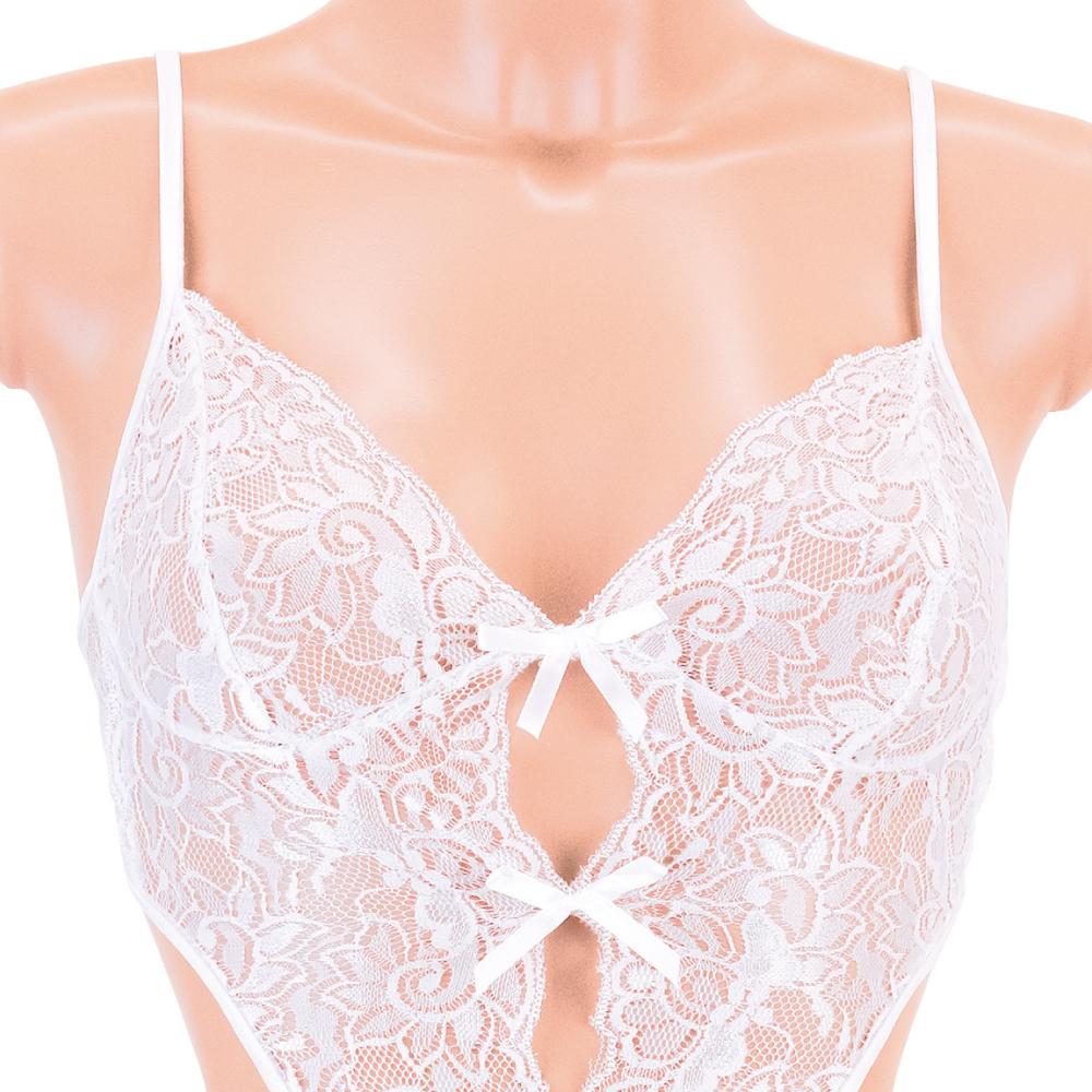 Enjoy Toys - Mon Cheri All Lace Sexy Lingerie mon0120 (White) ENT1011 CherryAffairs