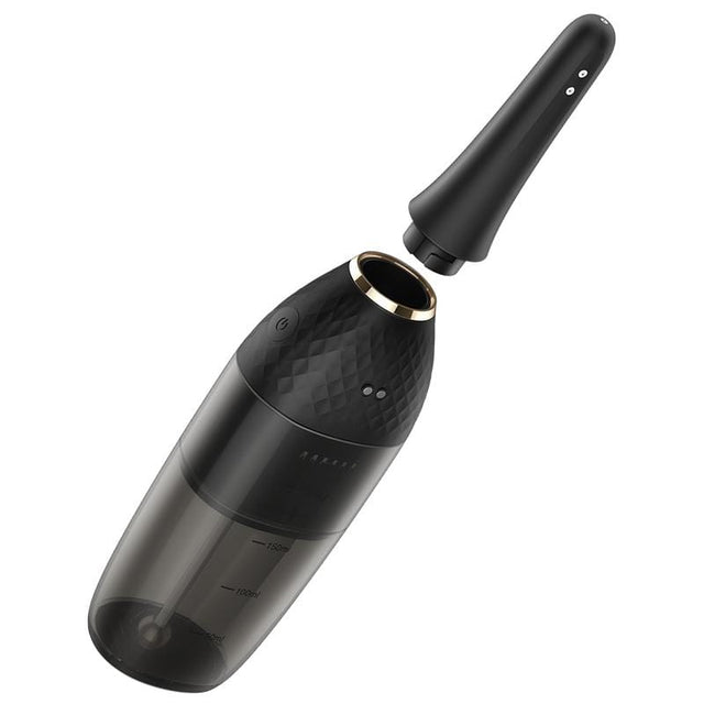 Erocome - Aquarius Automatic Anal Douche (Black) ERC1042 CherryAffairs