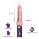 Erocome - Bootes Thrust Heat Realistic Dildo Vibrator (Beige) ERC1013 CherryAffairs