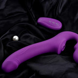 Erocome - Cancri Remote Control Couple's Dildo (Purple) ERC1047 CherryAffairs