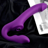 Erocome - Cancri Remote Control Couple's Dildo (Purple) ERC1047 CherryAffairs