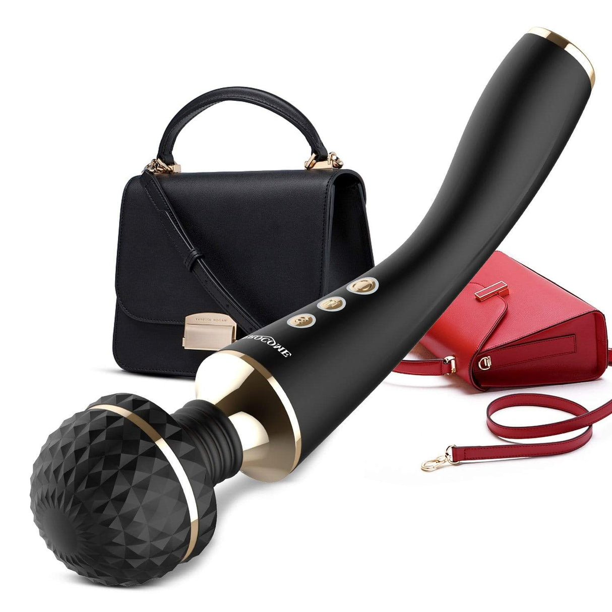 Erocome - CR. Austrilis Wand Massager (Black) ERC1014 CherryAffairs